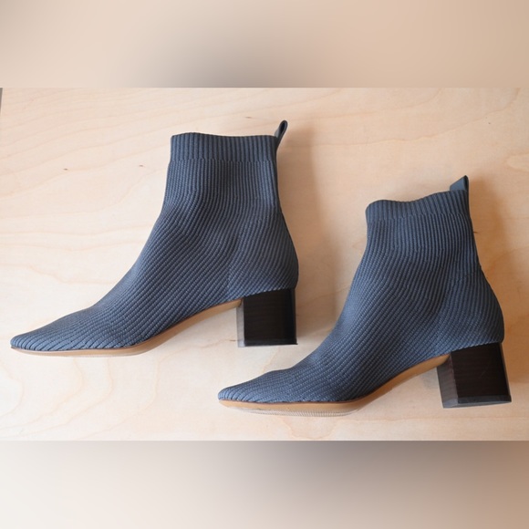 [SOLD] Everlane Glove Boot Blue - Picture 1 of 6